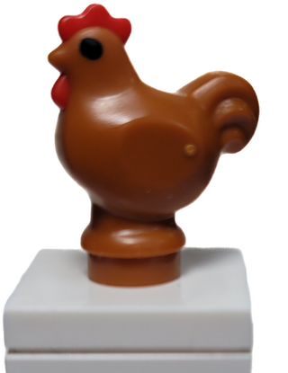 LEGO® Chicken, Dark Orange, Wide Base LEGO® Animals LEGO®   