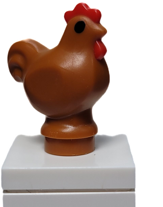 LEGO® Chicken, Dark Orange, Wide Base LEGO® Animals LEGO®   