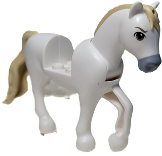 Horse, Dk Bluish Gray Nose, bb1279c01pb07 LEGO® Animals LEGO®   