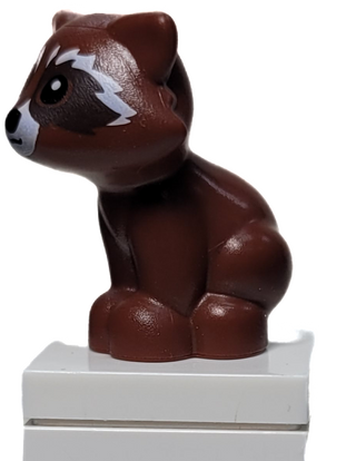 Raccoon, Frieds with White Muzzle, 77110pb02 LEGO® Animals LEGO®   
