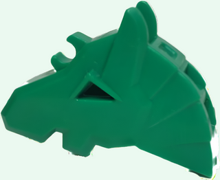 Horse Battle Helmet, Angular 48492 LEGO® Animals LEGO® Green  