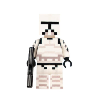 Plain Block Trooper, MandR23 Custom minifigure MandRproductions