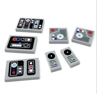 B3 Customs Control Panel Pack (Series 1) Custom LEGO Parts B3   