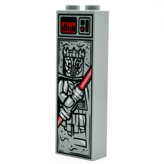 Horned Dark Sith in Carbonite (1x2x5 Brick)