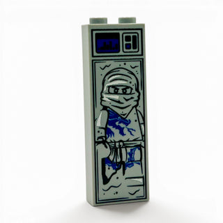 Blue Ninja in Carbonite (1x2x5 Brick)