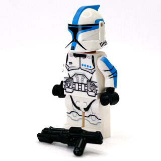 Custom Lieutenant Clone Trooper (Dark Azure, Phase 1) Minifig made using LEGO parts Custom minifigure B3 Customs