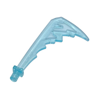 Minifigure, Weapon Katana with Trailing Energy Effect Part# 73766d Part LEGO® Trans-Light Blue