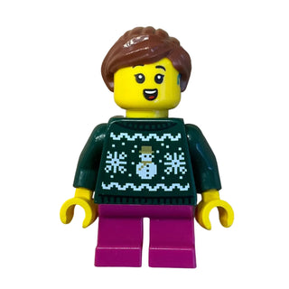 Carol Choir Singer, hol406 - LEGO® Holiday Minifigure