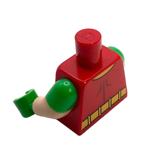 Robin LEGO® Minifigure Torso (The LEGO® Batman Movie Version), Part# 973pb2625c01 Part LEGO®