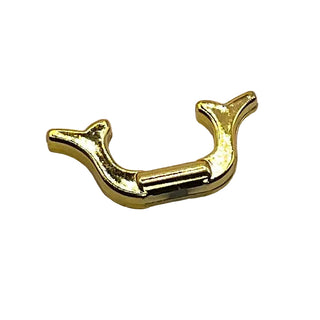 LEGO® Minifigure Helmet Ninja Horn, Part# x60 Part LEGO® Chrome Gold Very Good