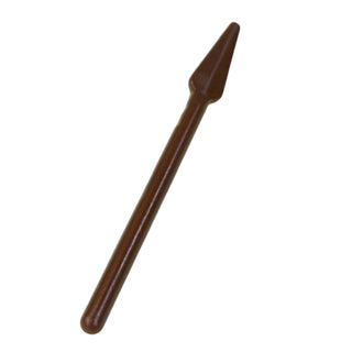 Minifigure Weapon, Pike/Spear Handle with Round End, Part# 4497 Part LEGO® Brown