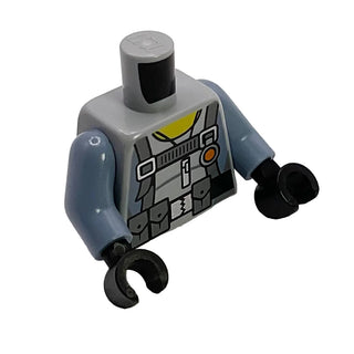 Garmadon Shark Army Thug / Hammer Head / Crusher Ninjago LEGO® Minifigure Torso, Part# 973pb2827c01 Part LEGO® Sand Blue