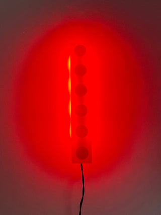 1x6 LED Light-up Plate, USB, LB1x6 Custom Parts United Brick Co® Red