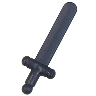 Minifigure, Weapon Sword Shortsword, 3847 Part LEGO® Pearl Dark Gray Very Good