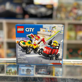 Pizza vs. Fire Truck Race Car Pack, 60458 - LEGO® City set Building Kit LEGO®