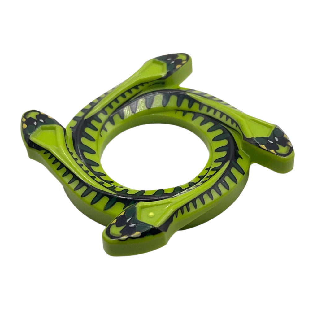 Ninjago Spinner Crown Ring 4x4 with 2x2 Hole and 4 Snake Head Ends and ...