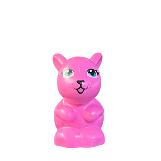 Bunny/Rabbit Sitting with Metallic Pink Tongue, 34050pb03 LEGO® Animals LEGO®