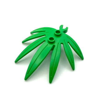 Plant Leaves 6x5 Swordleaf w/ Open Clip, Part# 42949 Part LEGO® Bright Green  