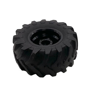 Wheel 30.4mm D. x 20mm with No Pin Holes and Reinforced Rim with Black Tire 56 x 26 Tractor (56145 + 70695), Part# 56145c06 Part LEGO® Black