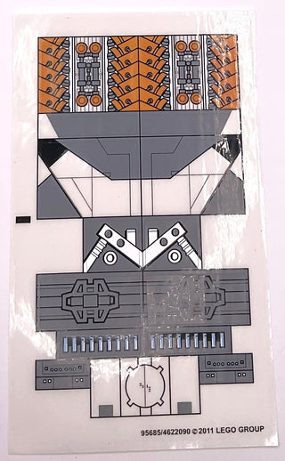 Sticker Sheet for Set Darth Maul's Sith Infiltrator, 7961 - (95685/4622090), Part# 7961stk01 Part LEGO® Complete