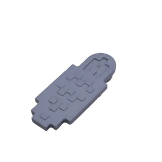 Minecraft Elytra (Wing Pixelated with Stud Holder), Part# 73231 Part LEGO® Sand Blue