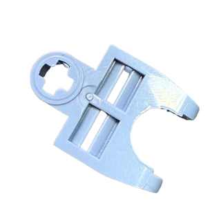 Technic, Axle Connector 2 x 3 with Ball Joint Socket - Open Sides, Angled Forks with Closed Axle Holes, Part# 32174 Part LEGO® Sand Blue Like New