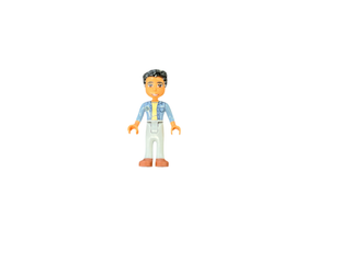 Dr. Marlon - Sand Blue Unbuttoned Shirt, Light Bluish Gray Trousers, Reddish Brown Shoes, frnd595 Minifigure LEGO®   