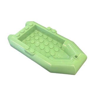 Boat, Rubber Raft 12x6x2 Part# 78611 Part LEGO® Sand Green Very Good