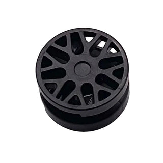 Wheel 11mm D. x 6mm with 8 'Y' Spokes, Part# 93595 Part LEGO® Black