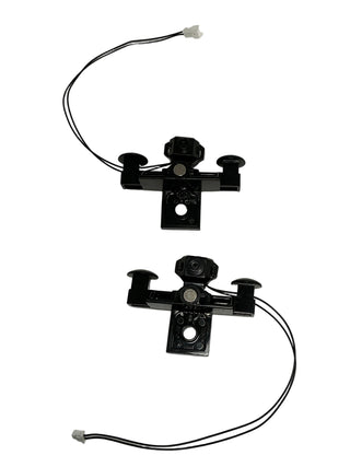 Magnetic Train Connector/Buffer w/ Electric Pass-Thru for Lights, DIY System, Reconnectable, Custom Parts United Brick Co®