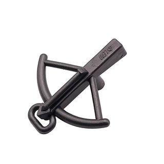 Minifigure, Weapon Crossbow, Part# 2570 Part LEGO® Pearl Dark Gray