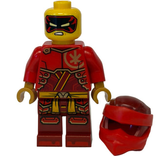 Kai - Dragons Rising, Tunic with Large Armor Plates, Red and Pearl Gold Head Wrap, njo0890 Minifigure LEGO®