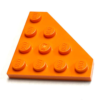 Wedge, Plate 4 x 4 Cut Corner, Part# 30503 Part LEGO® Orange