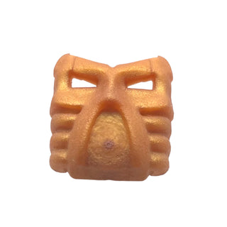 Bionicle Krana Mask Ca, Part# 42042ca Part LEGO® Reddish Gold