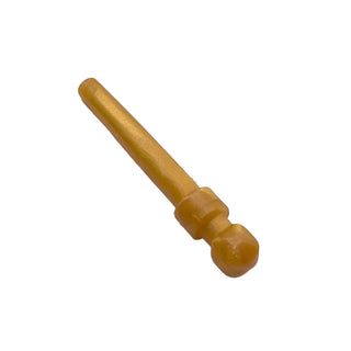 Minifigure, Utensil Wand, Part# 36752a Part LEGO® Pearl Gold