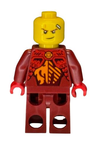 Kai - Dragons Rising, Tunic with Shoulder Armor, Red and Pearl Gold Head Wrap, njo0925 Minifigure LEGO®