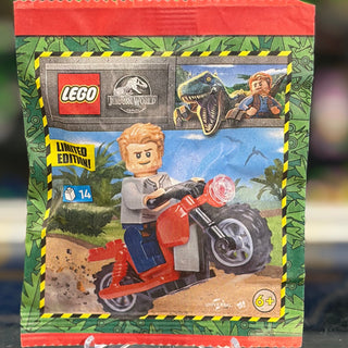Owen with Motorcycle paper bag,122333 Building Kit LEGO®