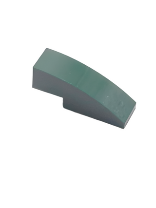 Slope, Curved 3x1, Part# 50950 Part LEGO® Dark Green 1 Part