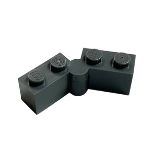 Hinge Brick 1 x 4 Swivel (3830 / 3831), Part# 3830c01 Part LEGO® Dark Bluish Gray