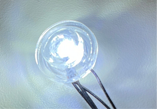 1x1 Light-Up Stud Round Plate, DIY System, Reconnectable, LS1x1RP-LA Custom Parts United Brick Co® White