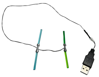 Pong Krell LED Light-Up Lightsabers, USB & DIY System, LW-75004 Custom Parts United Brick Co®