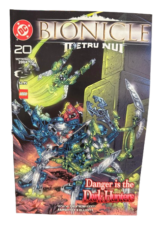 Bionicle Comics Books LEGO® Bionicle #20 September 2004 Danger Is The Dark Hunters [biocom20]