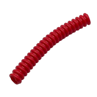 Hose, Ribbed 7mm D. 7L / 5.6 cm, Part# 78c07 Part LEGO® Red