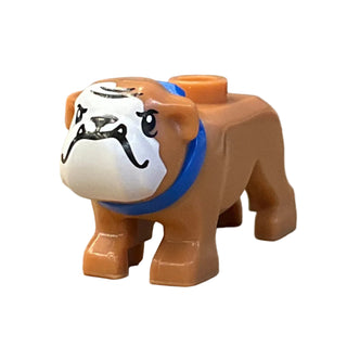 Ripper, Bulldog with Molded Blue Collar and Printed Black Eyes, 65388pb04 - LEGO® Harry Potter Animal