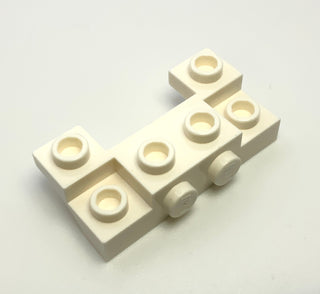Brick, Modified 2x4 - 1x4 with 2 Recessed Studs and Thin Side Arches, Part# 14520 Part LEGO® White  