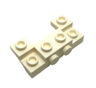 Brick, Modified 2x4 - 1x4 with 2 Recessed Studs and Thin Side Arches, Part# 14520 Part LEGO® White  