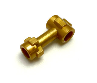 Bar 1L with Top Stud and 2 Side Studs, Part# 92690 Part LEGO® Metallic Gold  