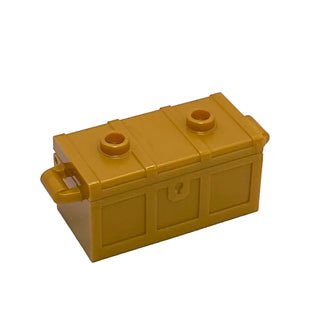Container, Treasure Chest with Slots in Back and (Same Color) Flat Lid (4738a / 80835), Part# 4738ac03