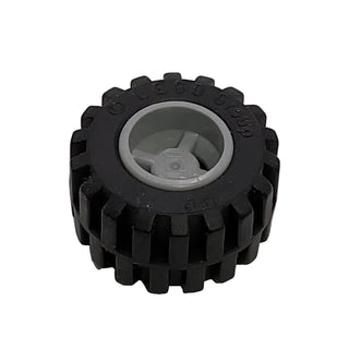 Wheel 11mm D. x 12mm and Black Tire 21mm D. x 12mm, Part# 6014bc05