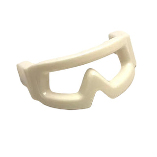 Minifigure, Visor Snow Goggles, Part# 46304 Part LEGO® White